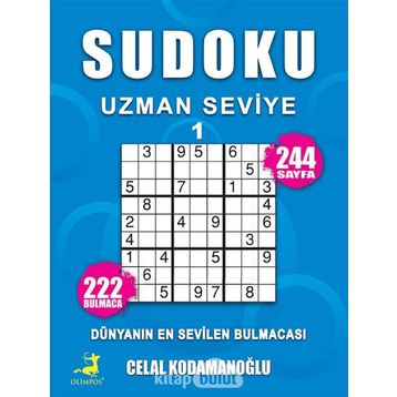 Sudoku Uzman Seviye 1 - Celal Kodamanoğl