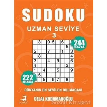Sudoku Uzman Seviye 3 - Celal Kodomanoğlu