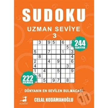 Sudoku Uzman Seviye 3 - Celal Kodomanoğlu