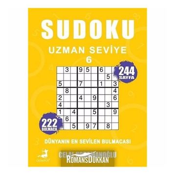 Sudoku Uzman Seviye - 6 - Celal Kodamanoğlu