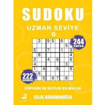 Sudoku Uzman Seviye - 6 - Celal Kodamanoğlu