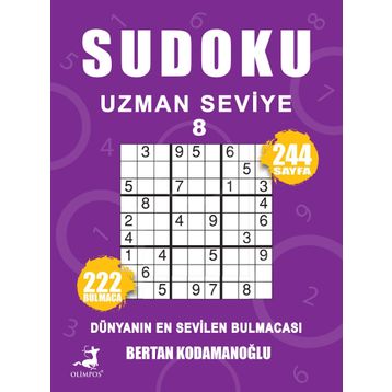 Sudoku Uzman Seviye 8 - Bertan Kodamanoğlu