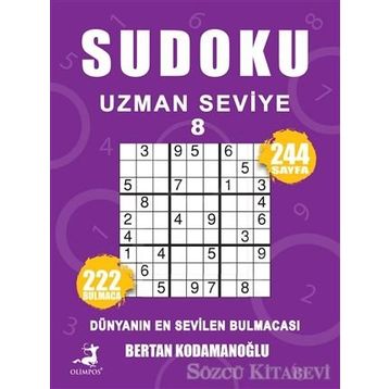 Sudoku Uzman Seviye 8 - Celal Kodamanoğlu