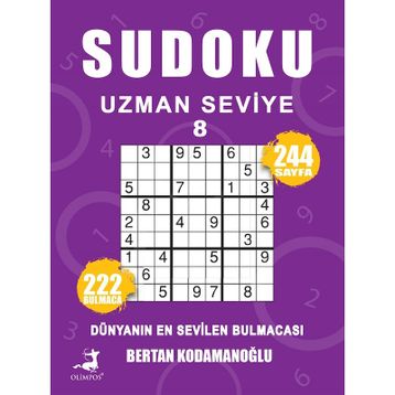 Sudoku Uzman Seviye 8 - Celal Kodamanoğlu