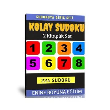 Sudokuya Giriş Seti 2 Kitap Enine Boyuna Eğitim