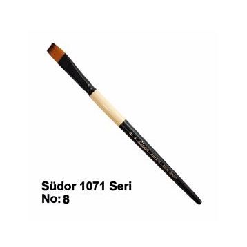 Südor 1071 Seri No:8 Akrilik Ve Yağlı Boya Fırçası