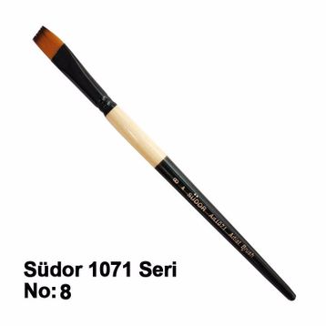 Südor 1071 Seri No:8 Akrilik Ve Yağlı Boya Fırçası