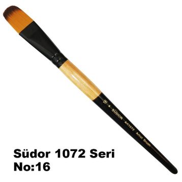 Südor 1072 Seri No:16 Kedi Dili Yağlı Boya-Akrilik Boya Fırçası