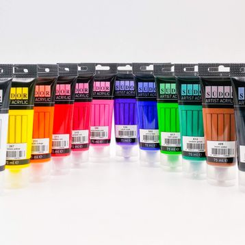 Südor 12x75 ml Akrilik Tüp Set
