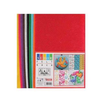 Südor 20 X 30 Cm 10 Renkli 180 Gr Keçe