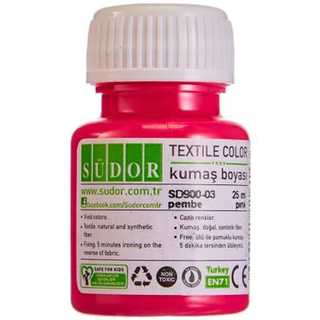 Südor 25 ml Siyah Kumaş Boyası