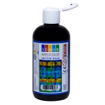 Südor 250 ML Siyah Akrilik Boya