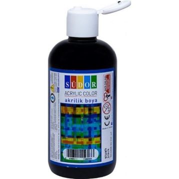 Südor 250 ML Siyah Akrilik Boya