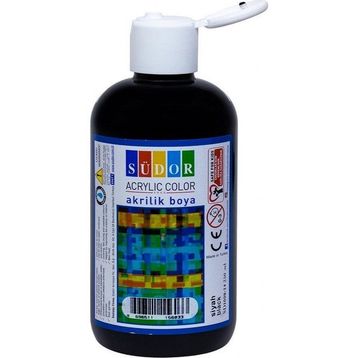 Südor 250 ML Siyah Akrilik Boya