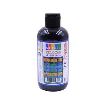 Südor 250 ML Siyah Akrilik Boya