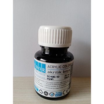 Südor 250 ML Siyah Akrilik Boya