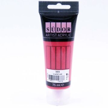 Südor 303 Scarlet Kırmızı 75 ml Akrilik Boya