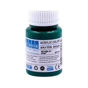 Südor 40 ML Koyu Yeşil Akrilik Boya