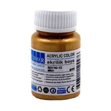 Südor 40 ML Metalik Altın Akrilik Boya