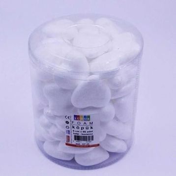 Südor 5 cm 45 Adet Köpük Monalisa Kalp Kavanoz