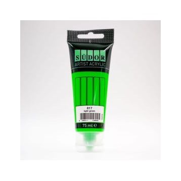 Südor 75 ml Tüp 617 Açık Yeşil Akrilik Boya