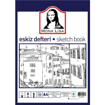 Südor A4 50 Yaprak 120 gr Eskiz Defteri