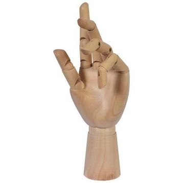 Südor Ahşap El 20 cm Kadın Sol Model