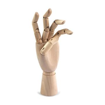 Südor Ahşap El 20 cm Kadın Sol Model