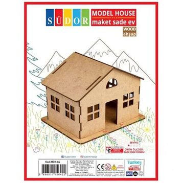 Südor Ahşap Maket Sade Ev