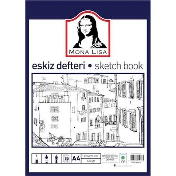 Südor BN05-4 A4 120 gr 50 Yaprak Eskiz Defteri