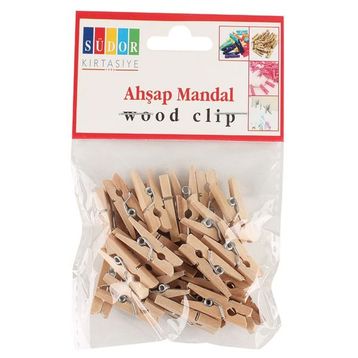 Südor BS100 Küçük 30'lu Ahşap Mandal