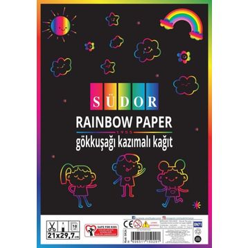 Südor Gökkuşağı Kazımalı Kağıt