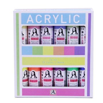 Südor Monalisa 70 ml 12 Adet Renk Chalk Neon Akrilik Boya Seti