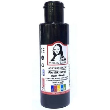 Südor Monalisa SD150-10 70 ML Siyah Akrilik Boya