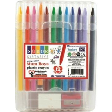 Südor Plastik Crayon 12'li Mum Boya