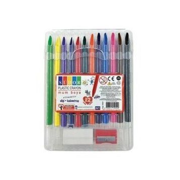 Südor Plastik Crayon 12'li Mum Boya