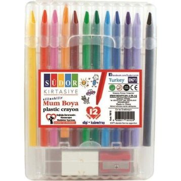 Südor Plastik Crayon 12'li Mum Boya