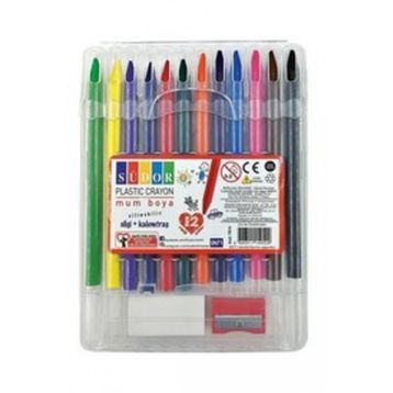 Südor Plastik Crayon 12'li Mum Boya