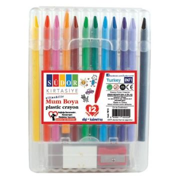 Südor Plastik Crayon 12'li Mum Boya