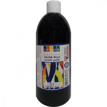 Südor SD1009 -14 Siyah 500 ml Akrilik Boya