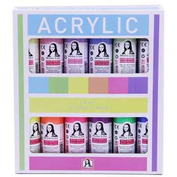 Südor SD150-X17 Monalisa 12x70 ML Chalk Neon Akrilik Boya Set