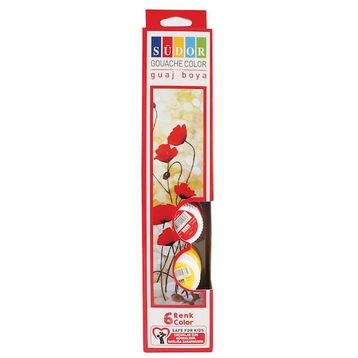 SÜDOR Südor 6 Renk Guaj Boya 15 Ml SD521