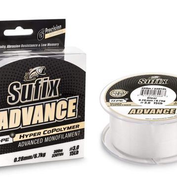 Sufix Advance Monofilament 0.30 mm 8.2 kg 300 m Olta Misinası