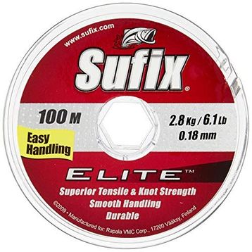 Sufix Elite Monofilament Low Vis Yeşil 0.18 mm 2.8 Kg 100 m Olta Misinası