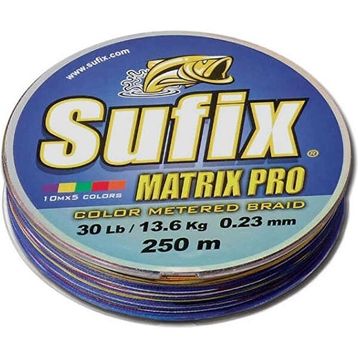Sufix Multıcolor 0.30 mm - 100 mt - 27 kg Matrix Pro İp Misina