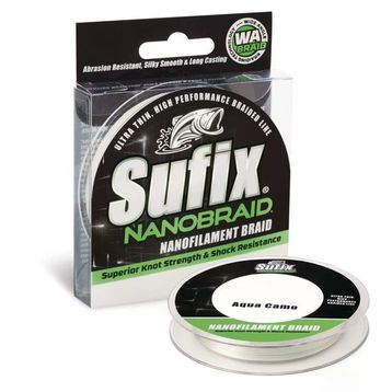 Sufix Nano Braid Aqua Camo 0.10 mm 5 kg 100 m İp Olta Misinası
