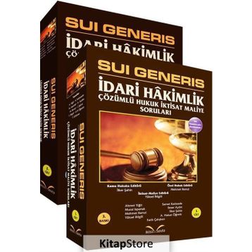 Sui Generis İdari Hakimlik 2 Kitap Takım - İlker Şahin Ahmet Emre Sezer Aydın M. Fatih Çalışkan Yüksel Bilgili Samet Kadızade Murat Ispartalı Mehmet Remzi Yalçın Gül Arda Hakan Öğretir