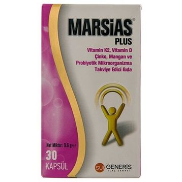 Sui Generis Marsias Plus Vitamin D3 K2 30 Kapsül