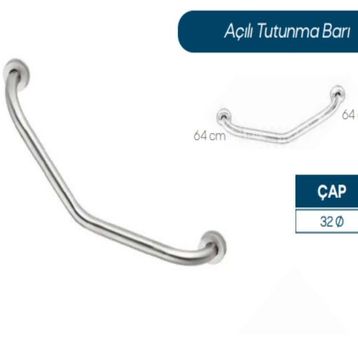 Sukar Q32 Paslanmaz Açılı Tutunma Barı