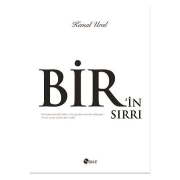 Şule Yayınları Ciltli Bir'in Sırrı
